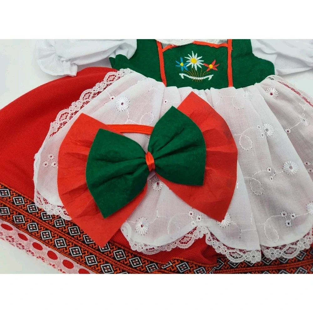 Doll Dress‎ AMERICAN FASHION WORLD Schneider Fabric German 📸👁️ALL PIC📸
